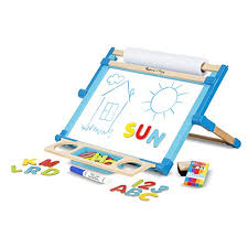 Something similar (or not) like range for numbers: Buy Melissa Doug Double Sided Tabletop Easel Toys R Us