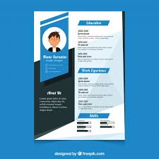 Premium Vector Modern Cv Template