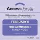 FREE Admission – Access for All event in Waterbury, CT