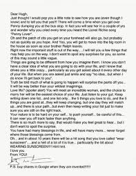 Hugh Jackman S Letter To His Younger Self This Has Got To Be The Best Thing I Ve Ever Read Love Letters To Your Boyfriend Dear Me Lettering