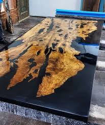 Olive Epoxy Resin Table With Olive Epoxy Consol Live Edge Epoxy River Table Slab Single Table Resin Epoxy Resin Table Wood Resin Table Resin Table