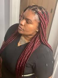 Parts so sharp they could cut glass ✨ Braids so clean it's giving “scalp  goals” 😮‍💨 Hair included, because I got you every time 💕 Text to book