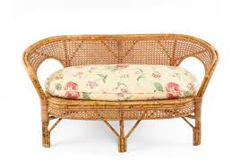 Maybe you would like to learn more about one of these? Wicker Love Seat With Floral Upholstery