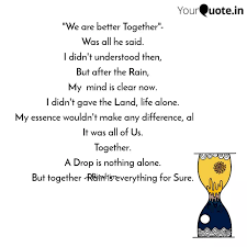 We are always and absolutely better together. We Are Better Together Quotes Writings By Pdr Imaginations Yourquote