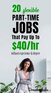 20 Flexible Part Time Jobs That Pay 40 An Hour Dreamshala Money Making Jobs Part Time Jobs Money Saving Tips