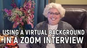 How you can use it for demonstrations, how you can use it to. Zoom Video Interviewing Tips Virtual Backgrounds In The Zoom Interview Youtube