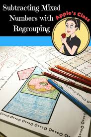 This Subtracting Mixed Numbers With Regrouping Worksheet Set Is A Great Addition To Your Middle S Subtract Mixed Numbers Fraction Lesson Plans Fraction Lessons