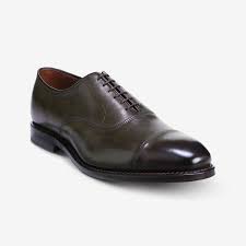 Park Avenue Cap Toe Oxford 3324 Burnished Olive Cap Toe Oxfords Dress Shoes Men Allen Edmonds Shoes