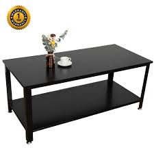 • when your home office is also your living room, keeping papers organized is the key to keeping clutter at a minimum. Suike Industrial Coffee Table Multi Use Modern With Storage Shelf For Living Room Wood Look Accent Furniture With Metal Frame Easy Assembly Black Buy Online In Antigua And Barbuda At Antigua Desertcart Com Productid