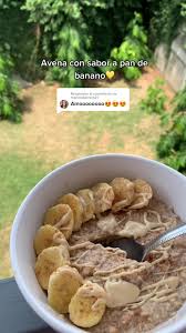 Responder a @marielabarrera21 Dia 3: Banana bread oatmeal💛🍌 #oatmealbowl  #nicaragua🇳🇮 #avenaybanano #breakfastideas
