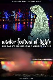 Winter Festival Of Lights In Niagara Falls What You Need To Know I Ve Been Bit A Travel Blog Festival Lights Winter Light Festival Winter Festival