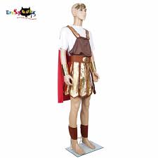 5 Pcs Lote Homens Trojan Toga Traje Soldado Vermelho Do Ouro Cabo Pulseira Halloween Masculino Gladiador Romano Cosplay Outfits Roupas Soldier Costume Cosplay Clothingcostume Red Aliexpress