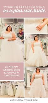 The Experience And Review Of Wedding Dress Shopping As A Plus Size Bride At David S Bridal Plussize Wedding Dress Shopping Wedding Dresses Plus Size Wedding
