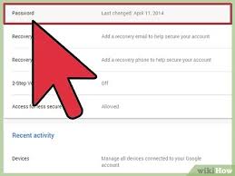 How to change your google password. How To Change Your Google Password 11 Steps With Pictures
