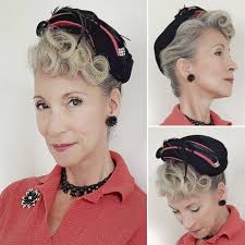 The half-and-half hat! Perfect thing to wear when you're of two minds about  going out