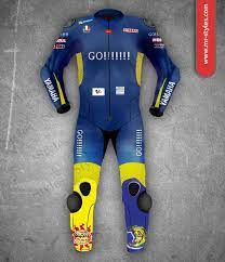 Valentino Rossi Yamaha 2004 Leather Suit Motogp For The Lover Of Valentino Rossi Motorcycle Road Race Valentino Rossi Yamaha Valentino Rossi Leather Jacket Men