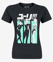 The series was produced by mappa, directed and written by sayo yamamoto with original scripts by mitsurō kubo under the chief direction of jun shishido. Null Yuri On Ice Characters Black T Shirt 355945 Mydaxcp Yuri On Ice Shirt Clipart 2183205 Pikpng