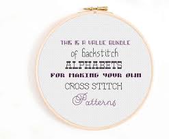 In three simple steps you will transform a picture into a beautiful cross stitch chart. 20 Unique Backstitch Alphabets Value Pack Of Backstitch Etsy In 2021 Cross Stitch Fonts Cross Stitch Tattoo Geometric Alphabet