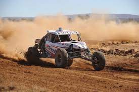Racers go against typical outback terrain of red dirt, sand, spinifex coastal plants, mulga native plants and desert oak. Rentsch Grabs Pole At Tatts Finke Desert Race Motorsport Australia Bfgoodrich Off Road Championship