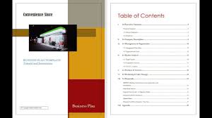 Convenience Store Business Plan Example Business Plan Example Business Planning Business Plan Template