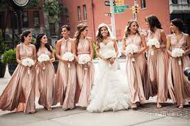 Nicole Matt Rose Gold Bridesmaid Dress Gold Bridesmaid Dresses Bridesmaid Dresses