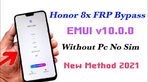 Sd card 8gb or more. Honor 8x Frp Bypass Without Pc Android Emui 10 0 0 No Sim No Apk Install For Gsm