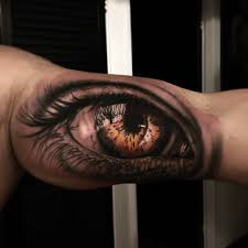 Similar to other permanent makeup services, under eye tattoos involve pigment being inserted into the skin using specialized tools. Mens Eye Tattoo On Bicep Novocom Top