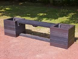 Ergonomically designed rocker seat helps reduce strain on your lower back, knees, muscles and joints. Ribble Planter Bench Recycled Plastic Trade