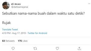 Dengan begitu kamu tahu bagaimana cara membaca bahasa. 12 Tebak Tebakan Lucu Zaman Sekolah Kelewat Receh Citizen6 Liputan6 Com