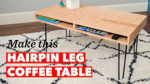 We'll show you how to make your own coffee table using hairpin legs in 5 easy steps! How To Make A Hairpin Leg Coffee Table Youtube