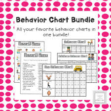 Behavior Chart Bundle With Reward Menus