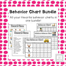 behavior chart bundle with reward menus