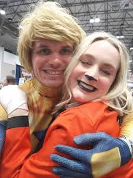 Here's who I'll be cosplaying this year. It's Charlie from Hazbin hotel.  I'm very excited to dress like her this. She so much fun and I can't wait  to see you guys