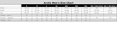 arctix mens snow pants black x large