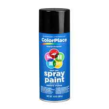 When planning your project, consider whether you want a gloss, satin or flat finish. Colorplace Gloss Spray Paint Black Walmart Com Walmart Com