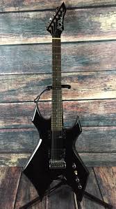 Used Bc Rich Warlock Electric Guitar With Gig Bag Cool Electric Guitars Guitar Design Bc Rich Guitars