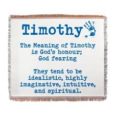 The Meaning Of Timothy Woven Blanket On Cafepress Com Meant To Be Names With Meaning Baby Boy Names