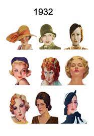 The Early1930 S Female Silhouette Was Feminine Although Slender It Had Elegance And Was Not Flat Like The Boyish Hat Hairstyles Women Hats Fashion 1930s Hair