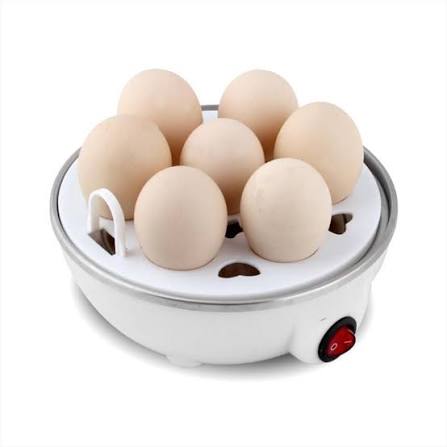 Hervidor Blanco Cocinador Vapor De Huevos Gallina Electrica Alluma