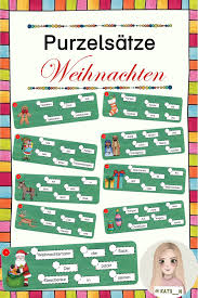 Purzelsatze Weihnachten Unterrichtsmaterial In Den Fachern Deutsch Fachubergreifendes Unterrichtsmaterial Einfache Satze Worte Schreiben