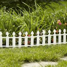 Garden Treasures Common 0 5 In X 22 In X 12 In Actual 0 47 In X 22 8 In X 12 7 In White Polyresin Garden Fence Panel Lowes Com In 2020 Garden Fence Panels White Garden Fence White Picket Fence