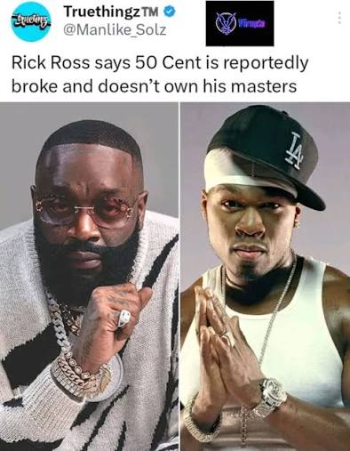 ⚠️ BREAKING! “RICK ROSS VS. 50 CENT HEATS UP AGAIN” 🔥 Rick Ross is back in  the spotlight after a viral airport photo sparked a fresh round of trolling  from 50 Cent