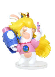 Figurine Mario Lapins Cretins Kingdom Battle Lapin Peach 8 Cm Lapin Cretin Mario Lapin