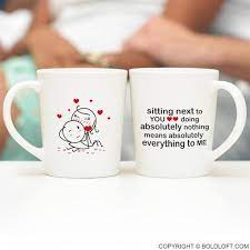 You Mean Everything To Me Couple Mug Set Couples Coffee Mugs Gifts For Your Boyfriend Boyfriend Gifts