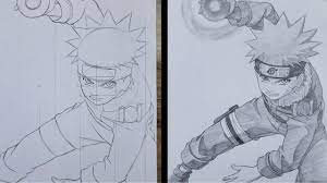 How To Draw Naruto With Rasengan! | Naruto | Ss_Art1 - Youtube