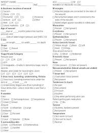 Wound Assessment Nurse Key