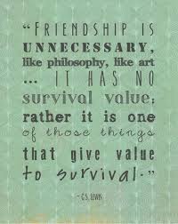  Reserved For Jessica C S Lewis Friendship Quote Typography Etsy Cs Lewis Friendship Quotes Friendship Quotes Quotes