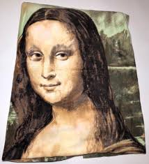 ZooFleece Mona Lisa Kunst Fleece Frau Leonardo Da Vinci Decke Quilt  Überwurf 45X55”