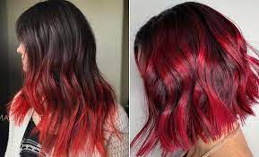 This long hairstyle for straight hair can be worn by any woman with any face shape. 23 Red And Black Hair Color Ideas For Bold Women Stayglam