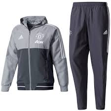 Trainingsanzug adidas manchester united fc beschreibung. Manchester United Prasentation Trainingsanzug 2017 18 Adidas Sportingplus Net